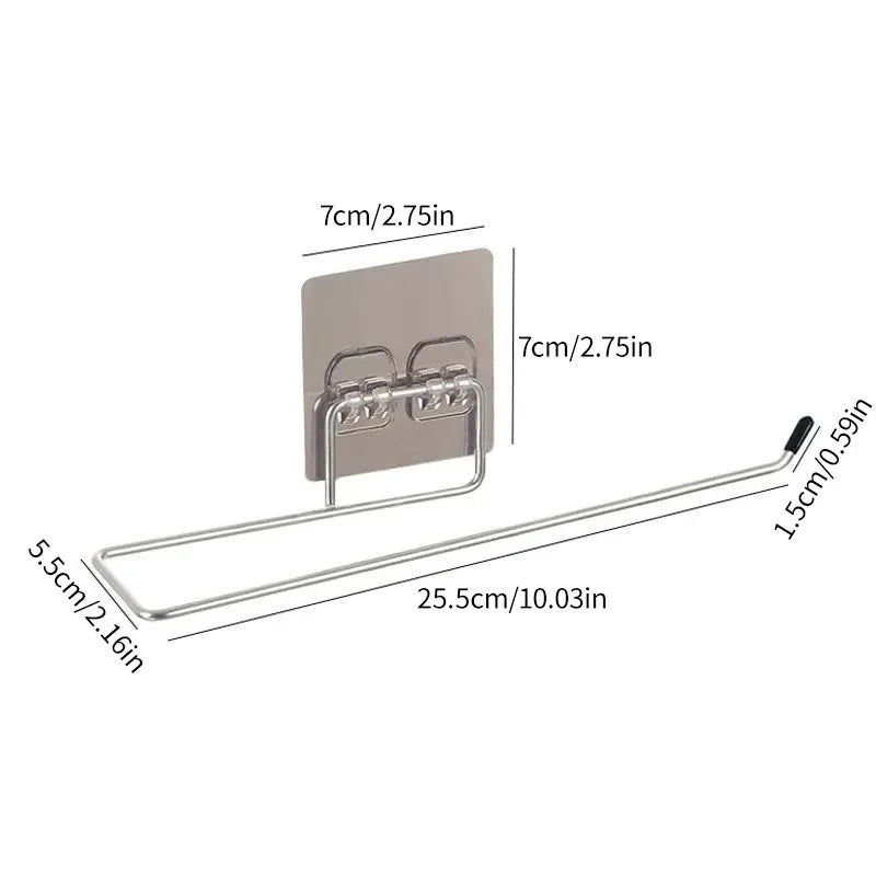 Hanging Toilet Roll Holder Bathroom Towel Kitchen Stand Paper Rack Home Storage Racks