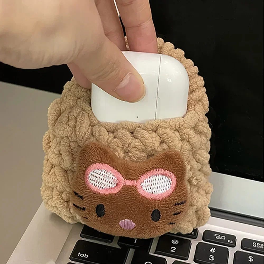 Headphone Bag Hello Kitty Cartoon