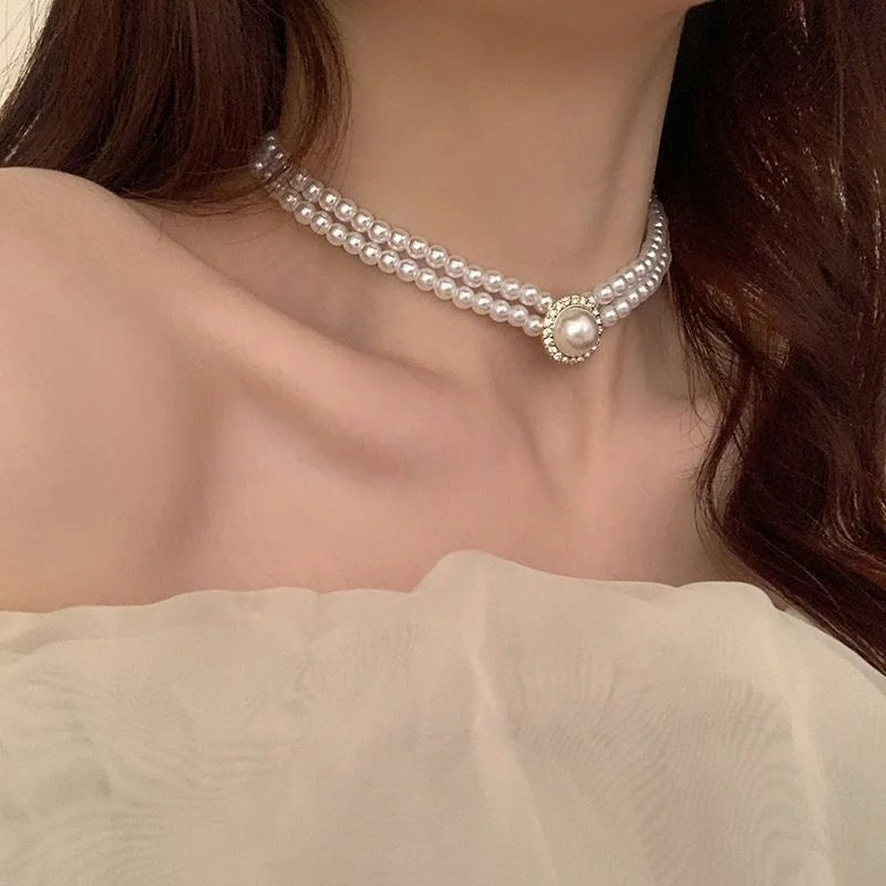 Pearl Choker Necklace