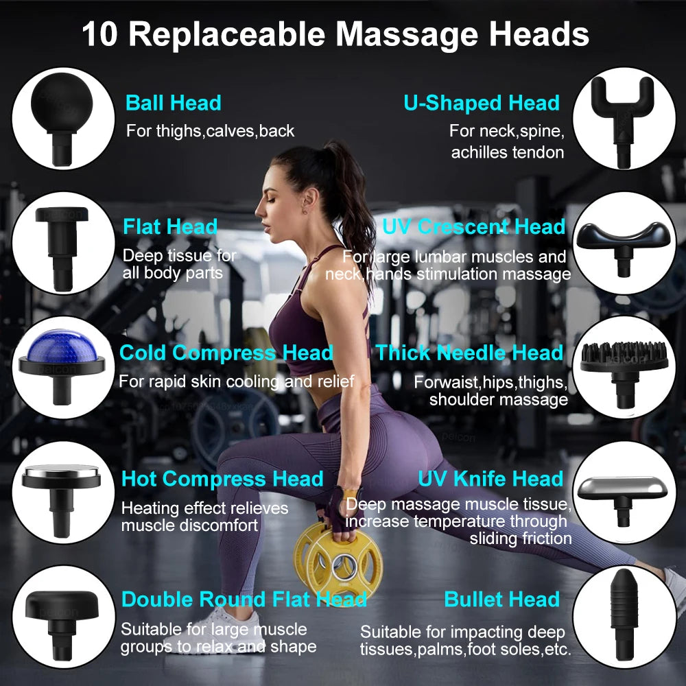 Professional Muscle Massage Gun Hot & Cold Compress
