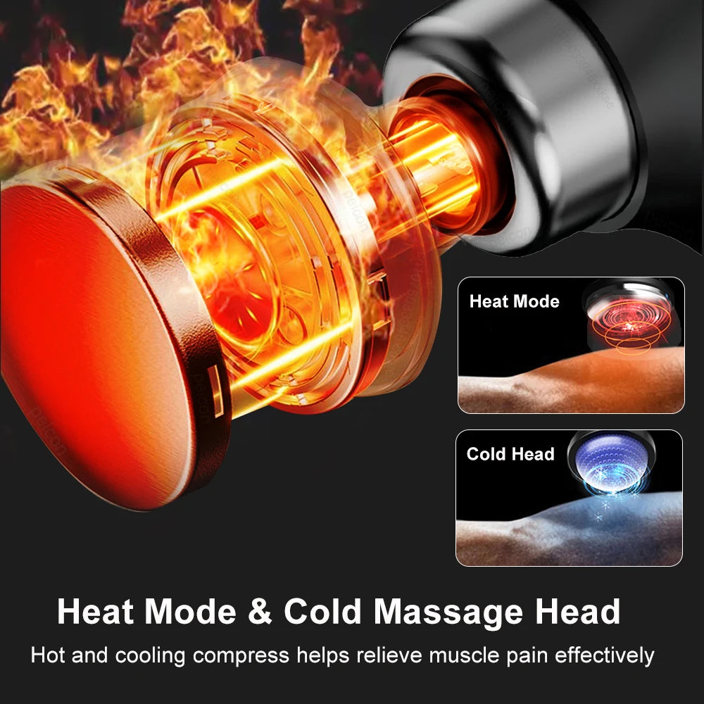 Professional Muscle Massage Gun Hot & Cold Compress