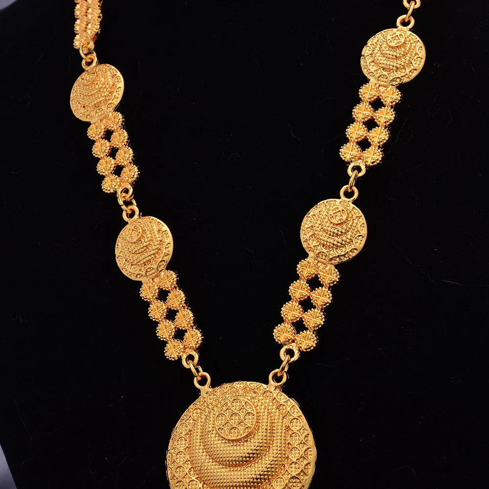 24k Gold Color Jewelry Set