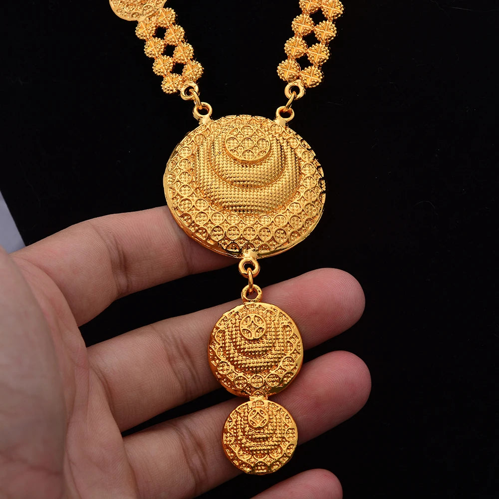 24k Gold Color Jewelry Set
