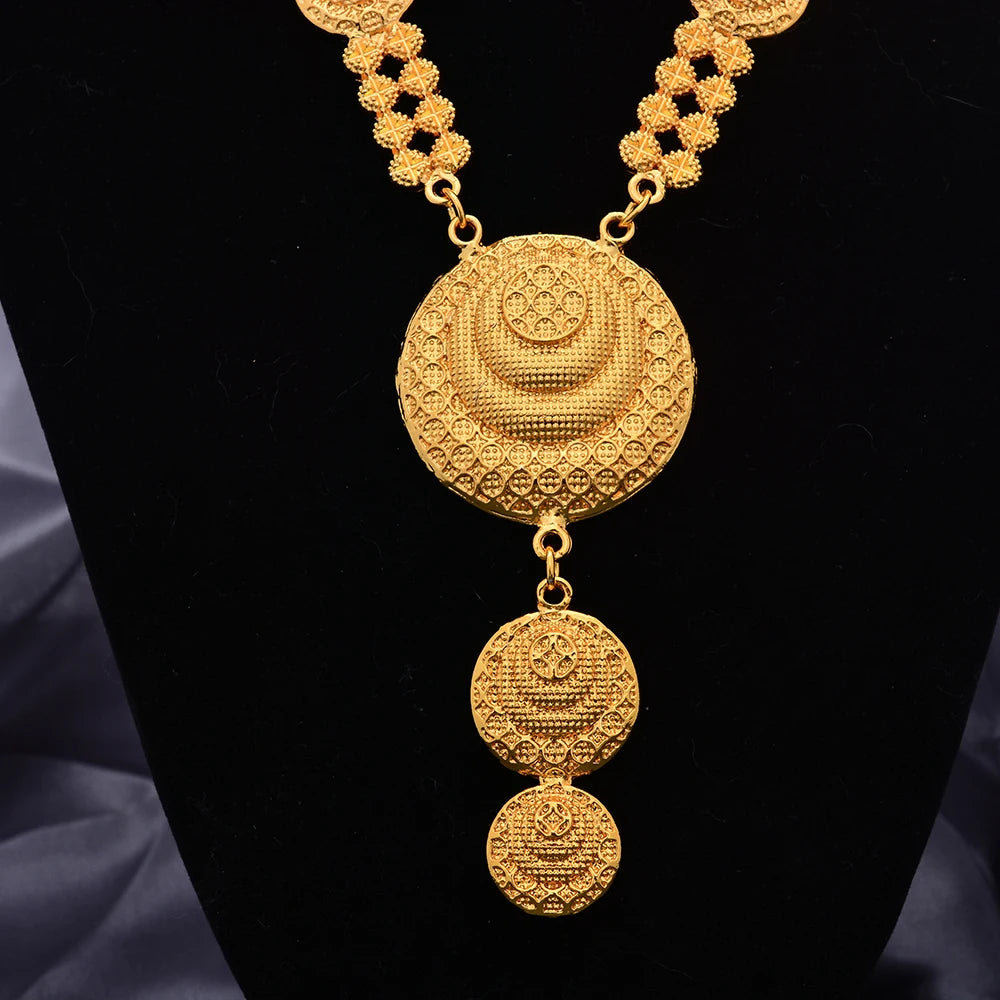 24k Gold Color Jewelry Set