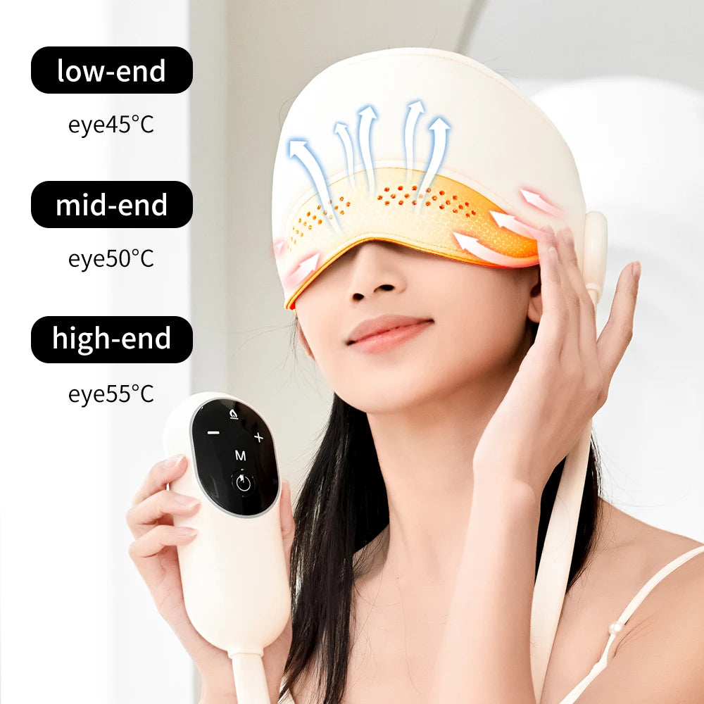 Head massager charging airbag sleep aid home massage helmet hot compress head massager