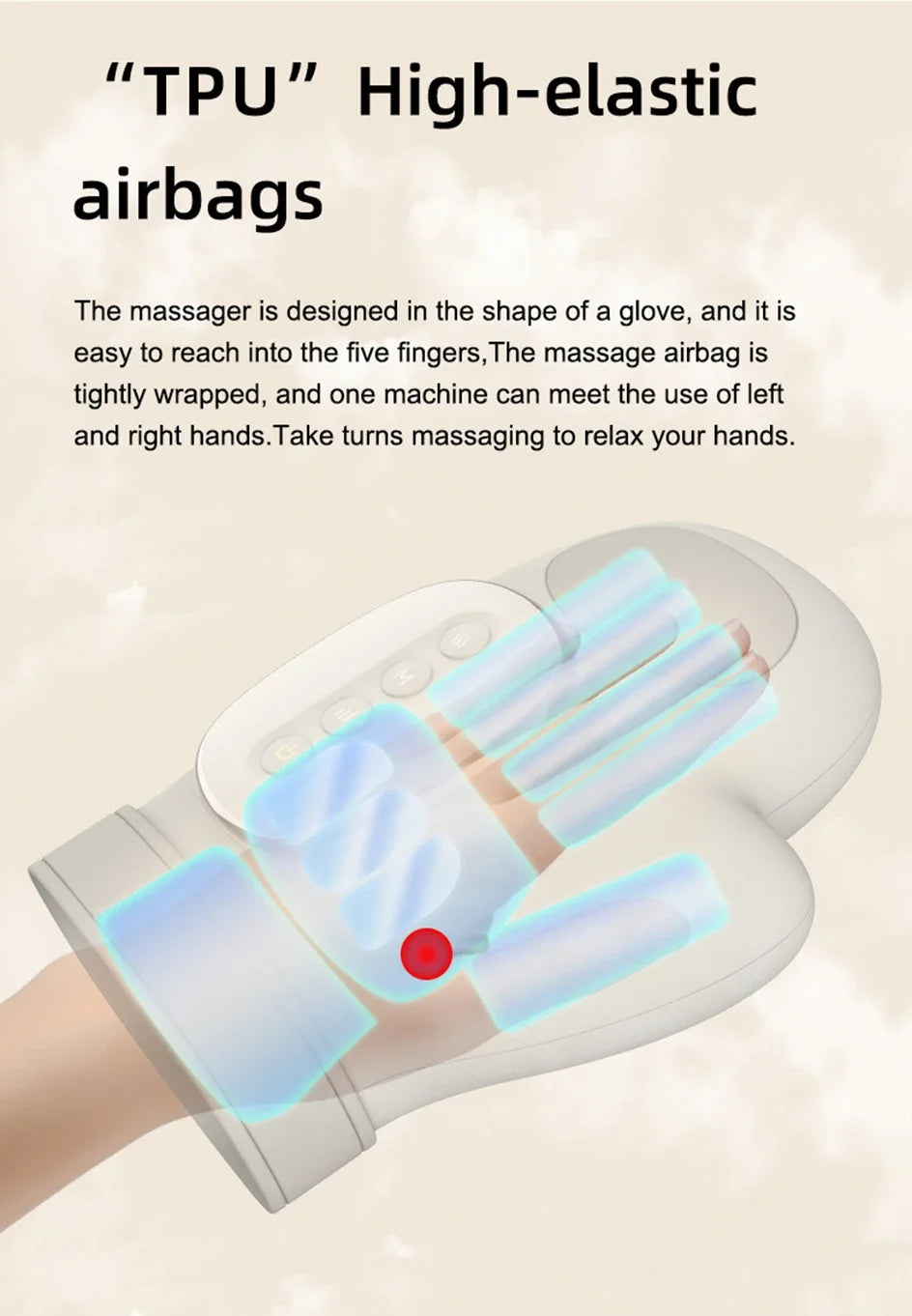 Hand Massager with Heat Compression